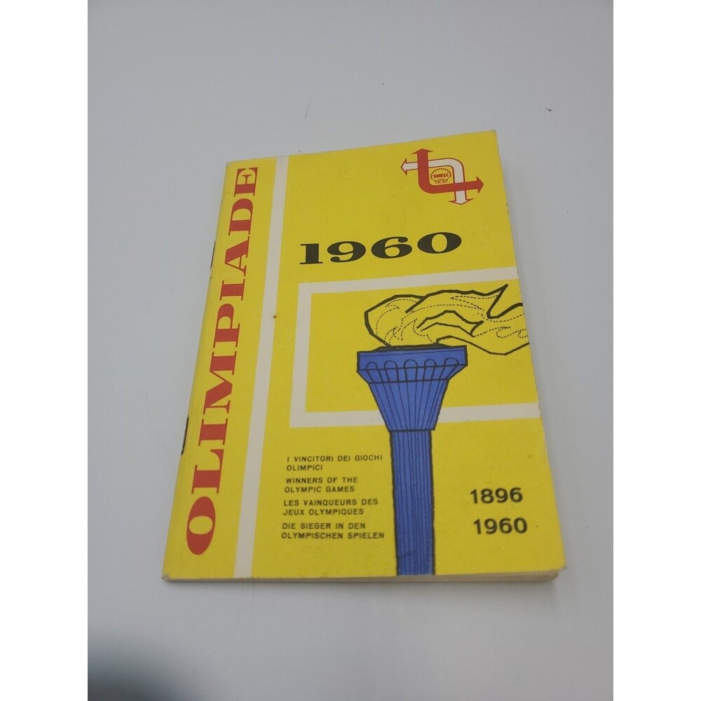 Rare Rome Olympics Official Olympiad Program 1960 Track & Field Score  Shell